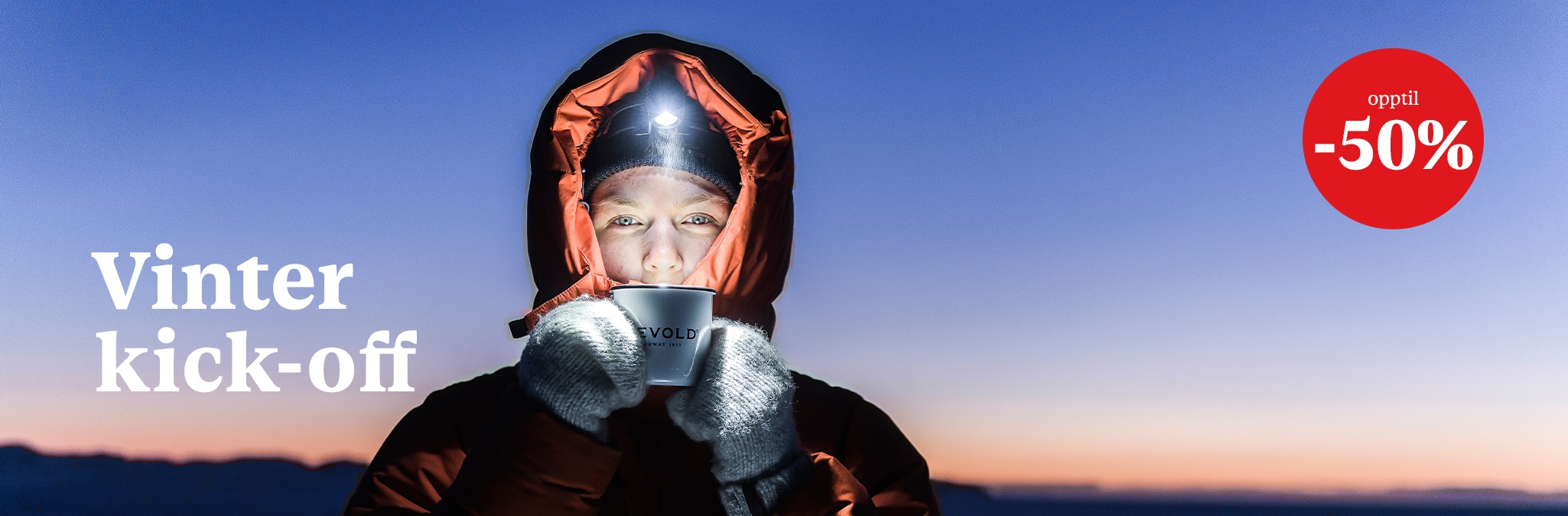 kick-off vinter opptil 50% rabatt