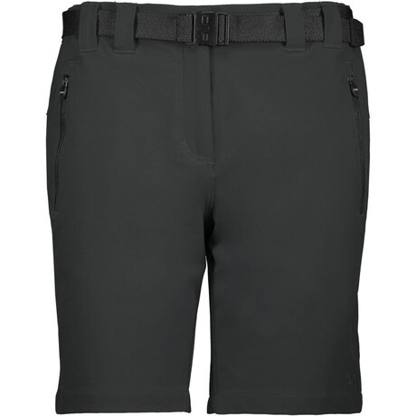 CMP Woman 4-Way Stretch, Bermuda m/belte Antracite 38 4