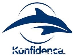 Konfidence logo blå