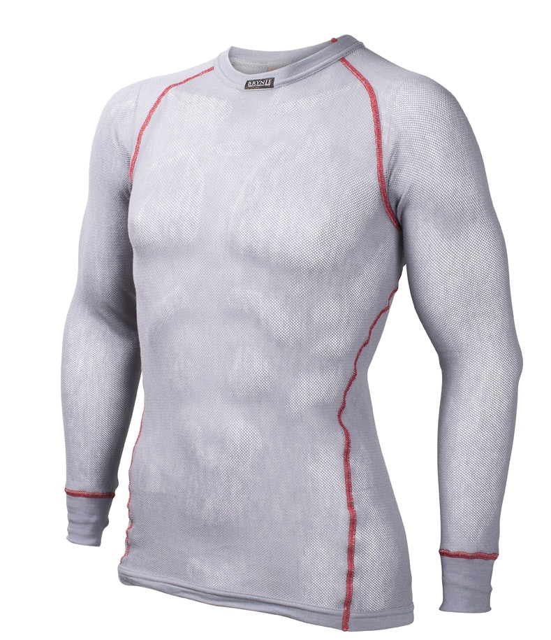 Brynje Wool Thermo Light Shirt, lys grå