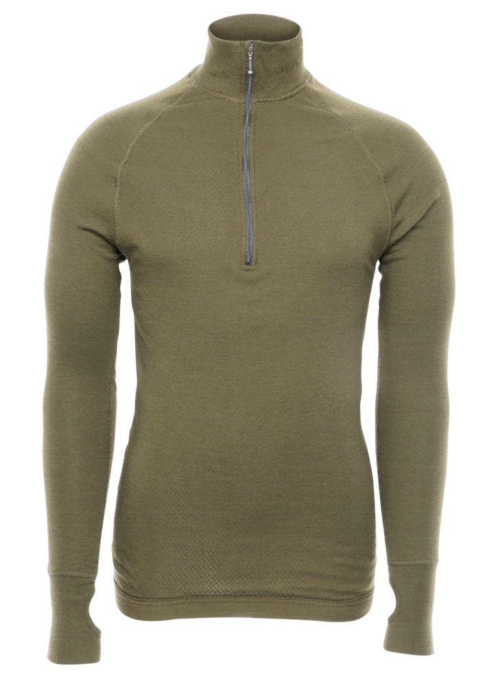 Brynje Arctic Tactical Zip Polo 3/4 Neck w/thumbfingergrip 