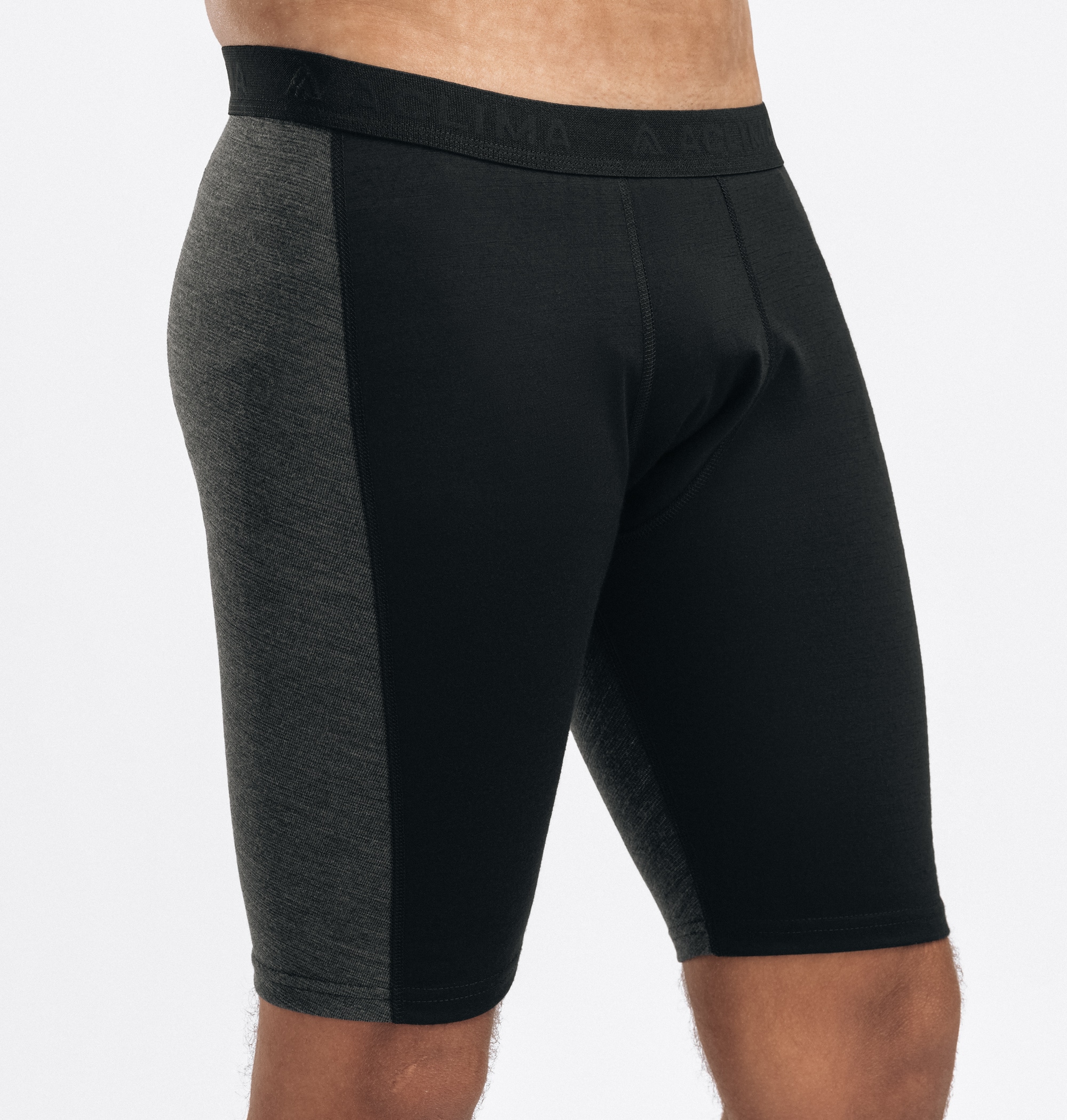 Aclima WarmWool shorts long w/windWool V2, Herre