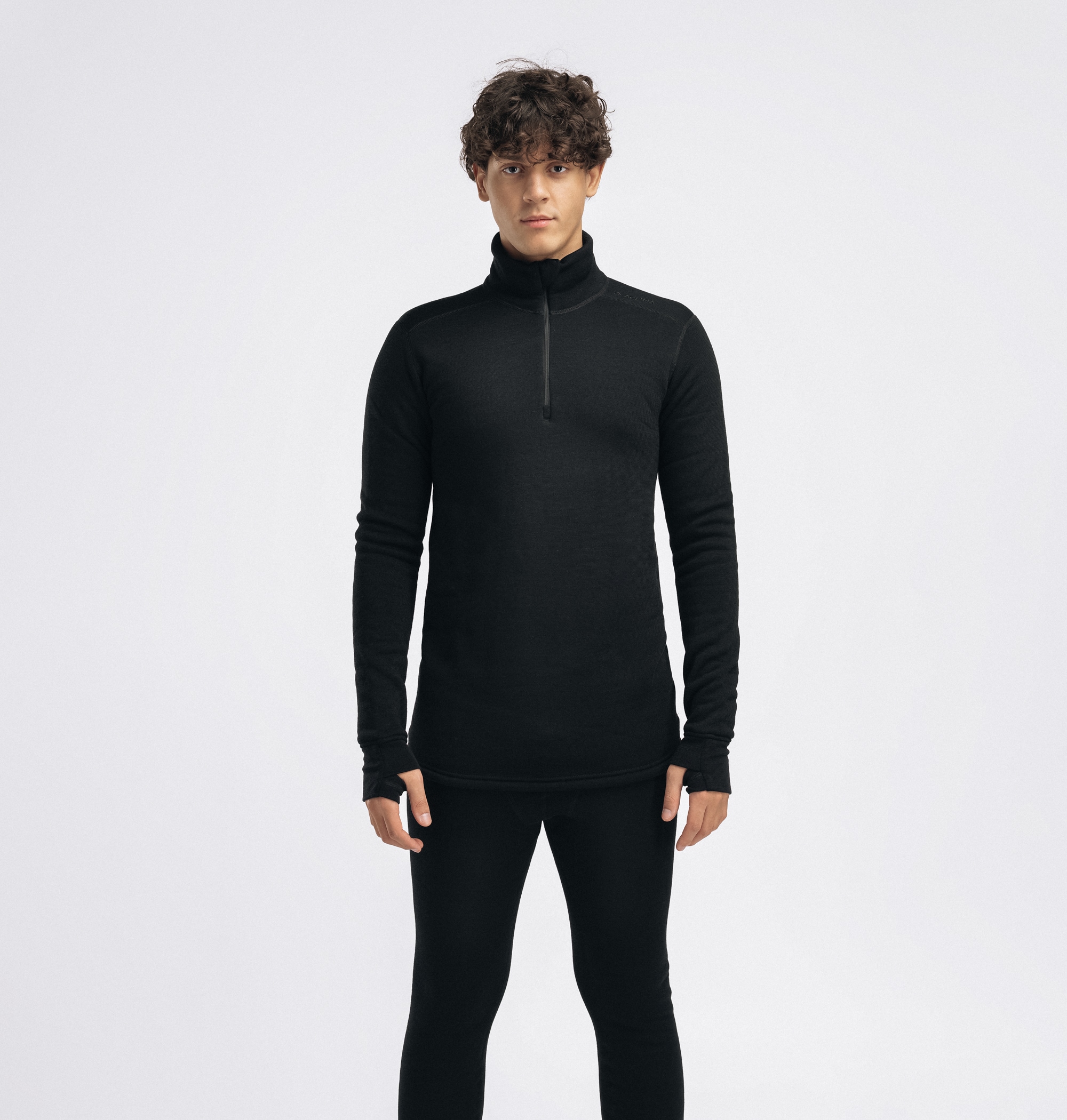 Aclima FleeceWool V2 Polo Half Zip, Herre