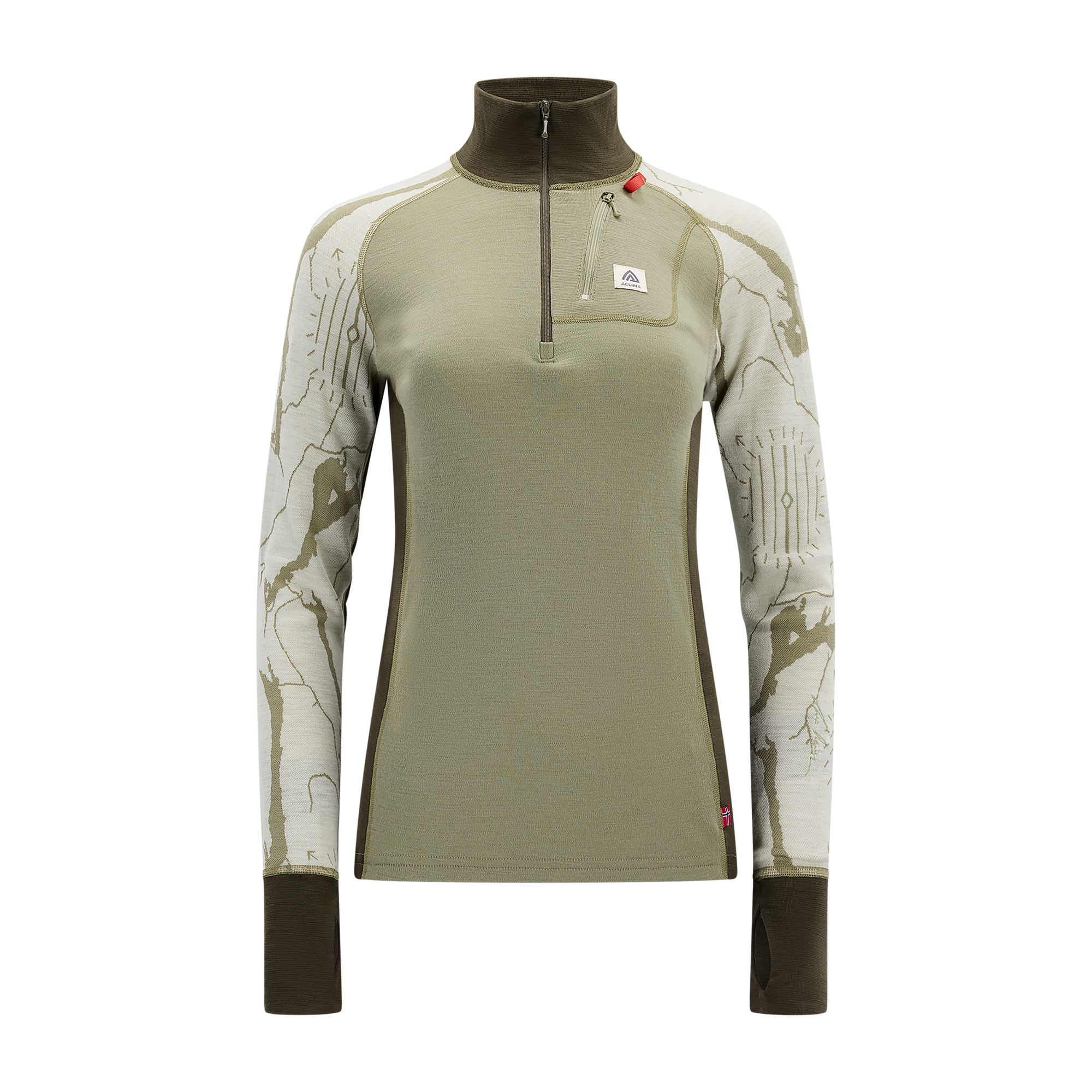 Aclima Warmwool Lars Monsen Polo Dame
