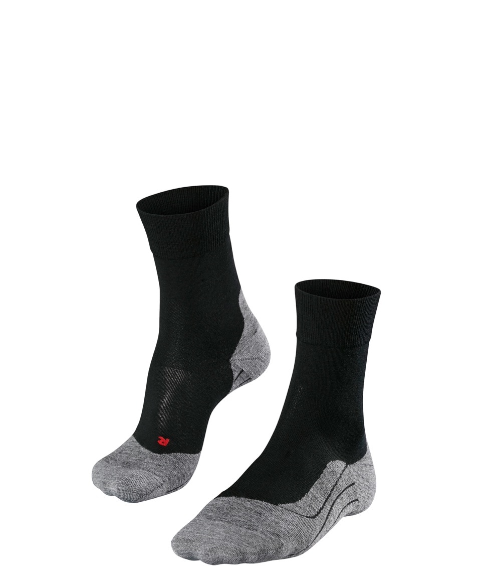 Falke RU4 Wool M's Løpesokker med Demping, Black Mix