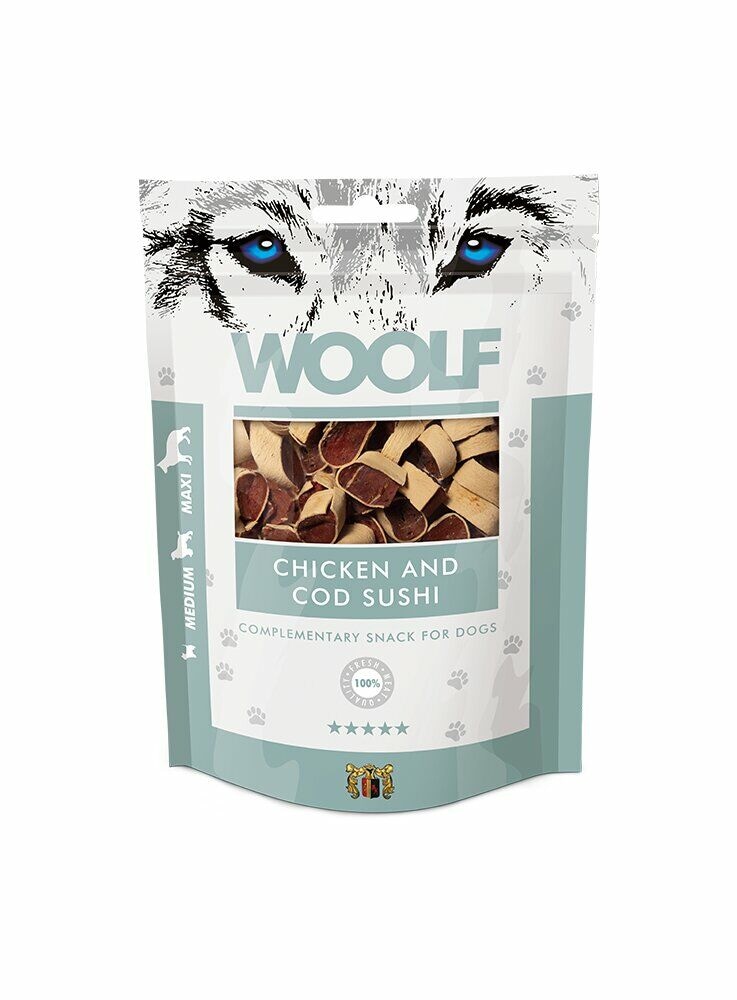 Woolf Chicken And Cod Sushi 100g