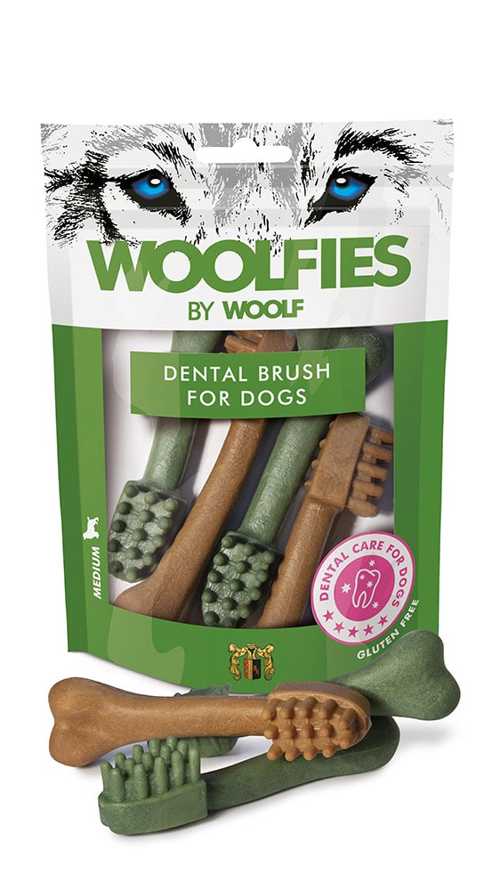 Woolfies Medium Dental Brush For Dogs