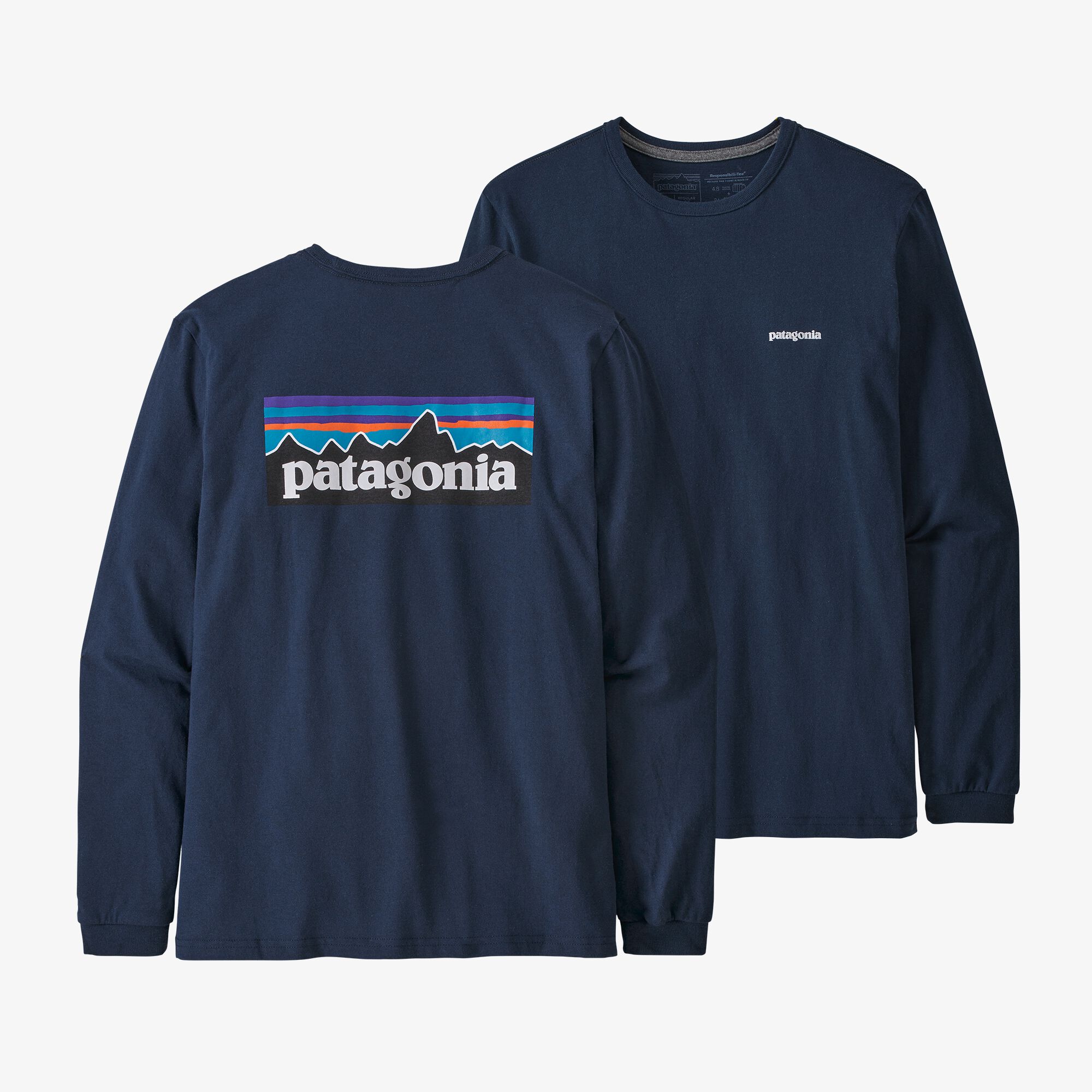 Patagonia L/S Pastel P-6 Logo Responsibili-Tee W's