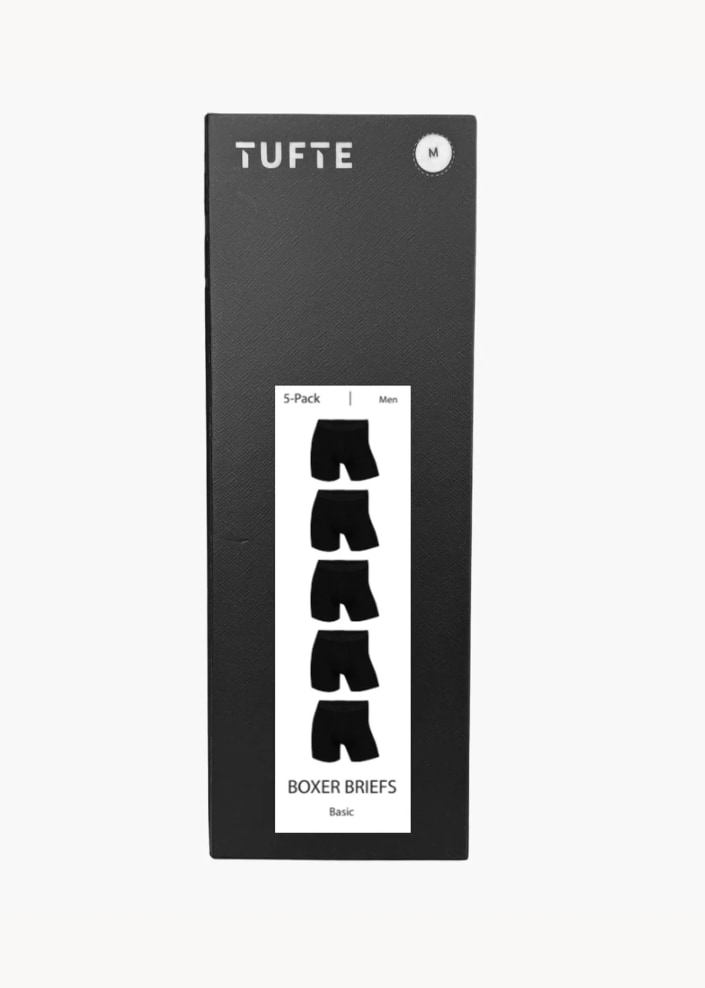 Tufte Mens Softboost Boxer Briefs 5pk