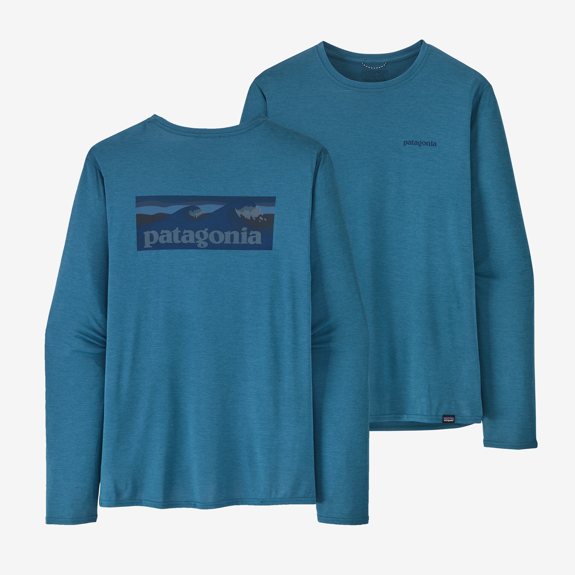 Patagonia M's L/S Cap Cool Daily Graphic Shirt - Waters