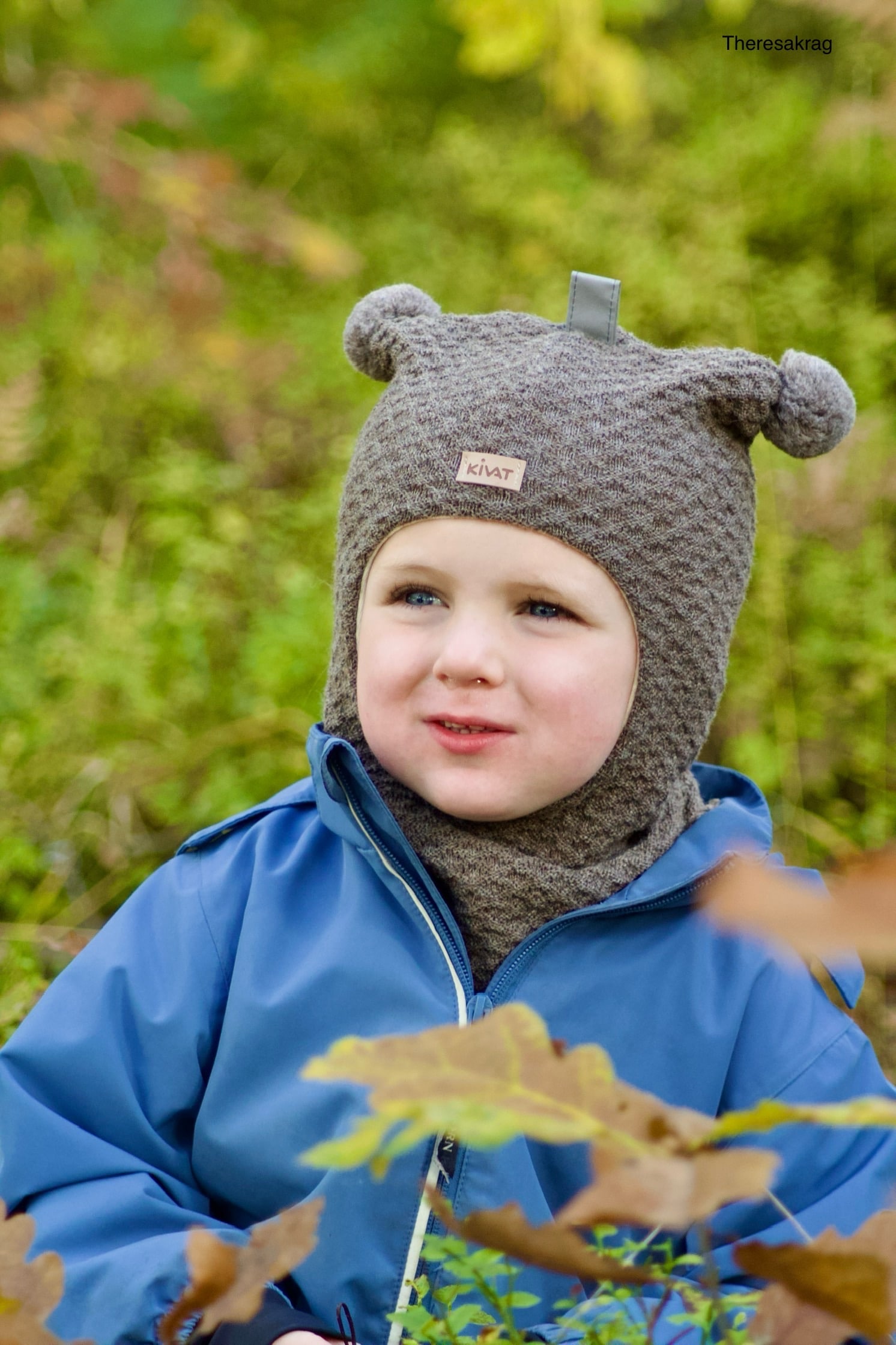 Kivat Ull Balaclava Vaffelstrikk