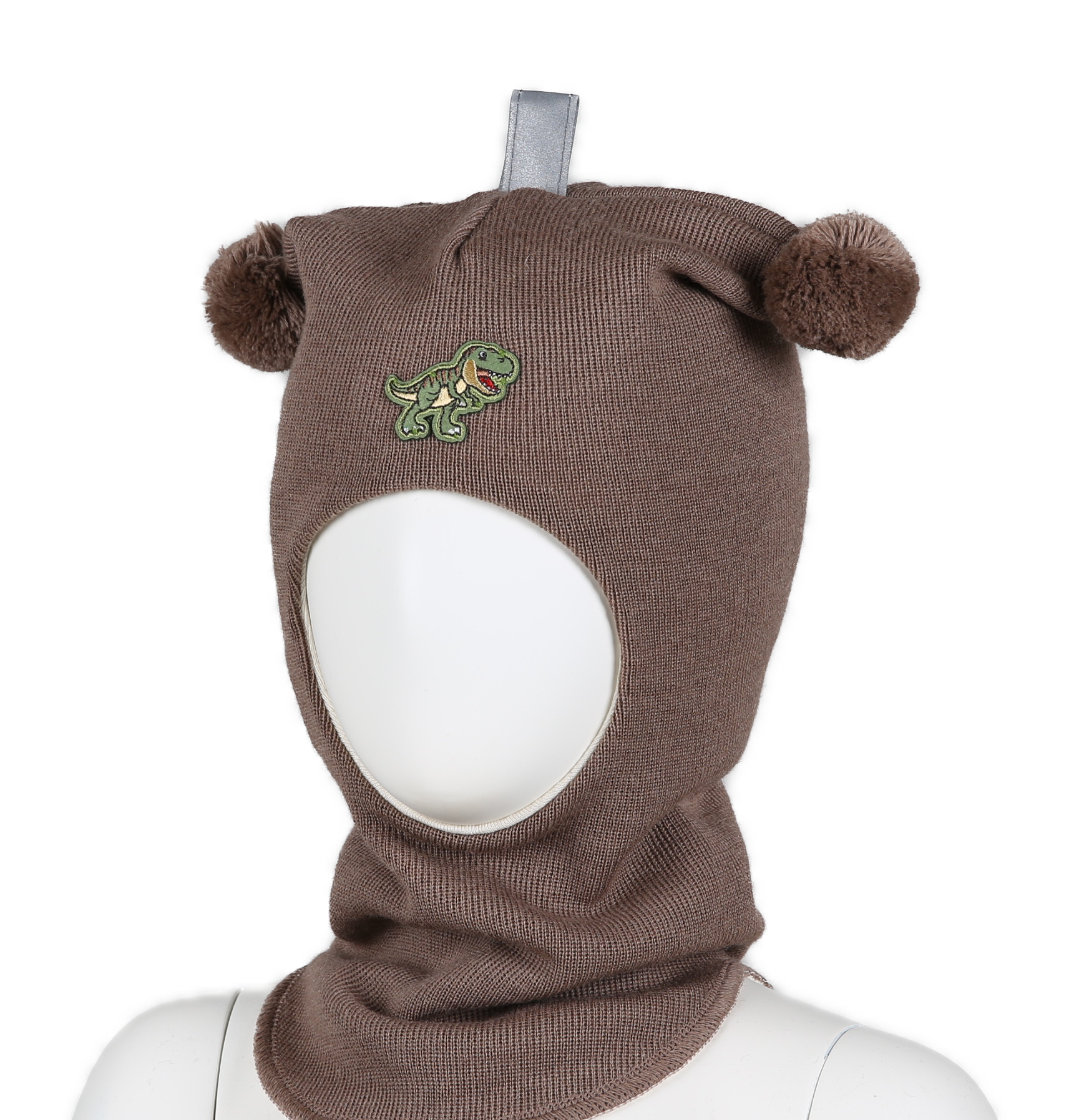 Kivat Balaclava i Ull Dinosaur