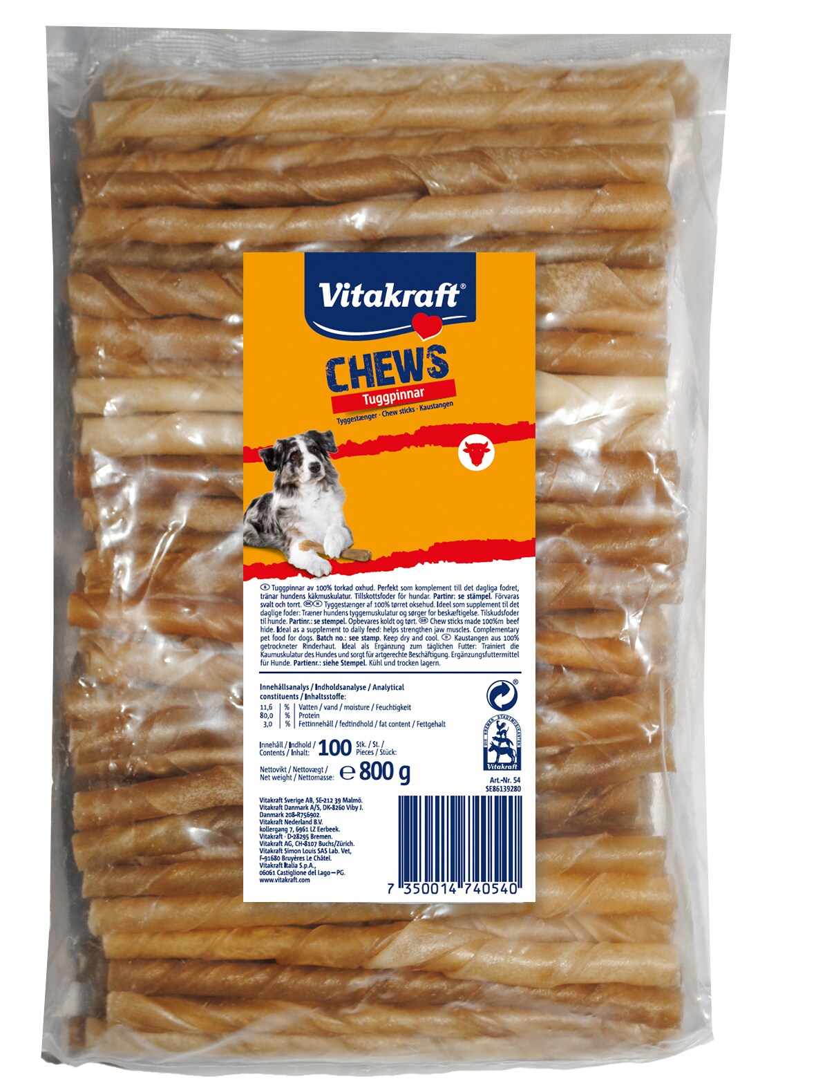Vitakraft Tyggepinner 100 pk