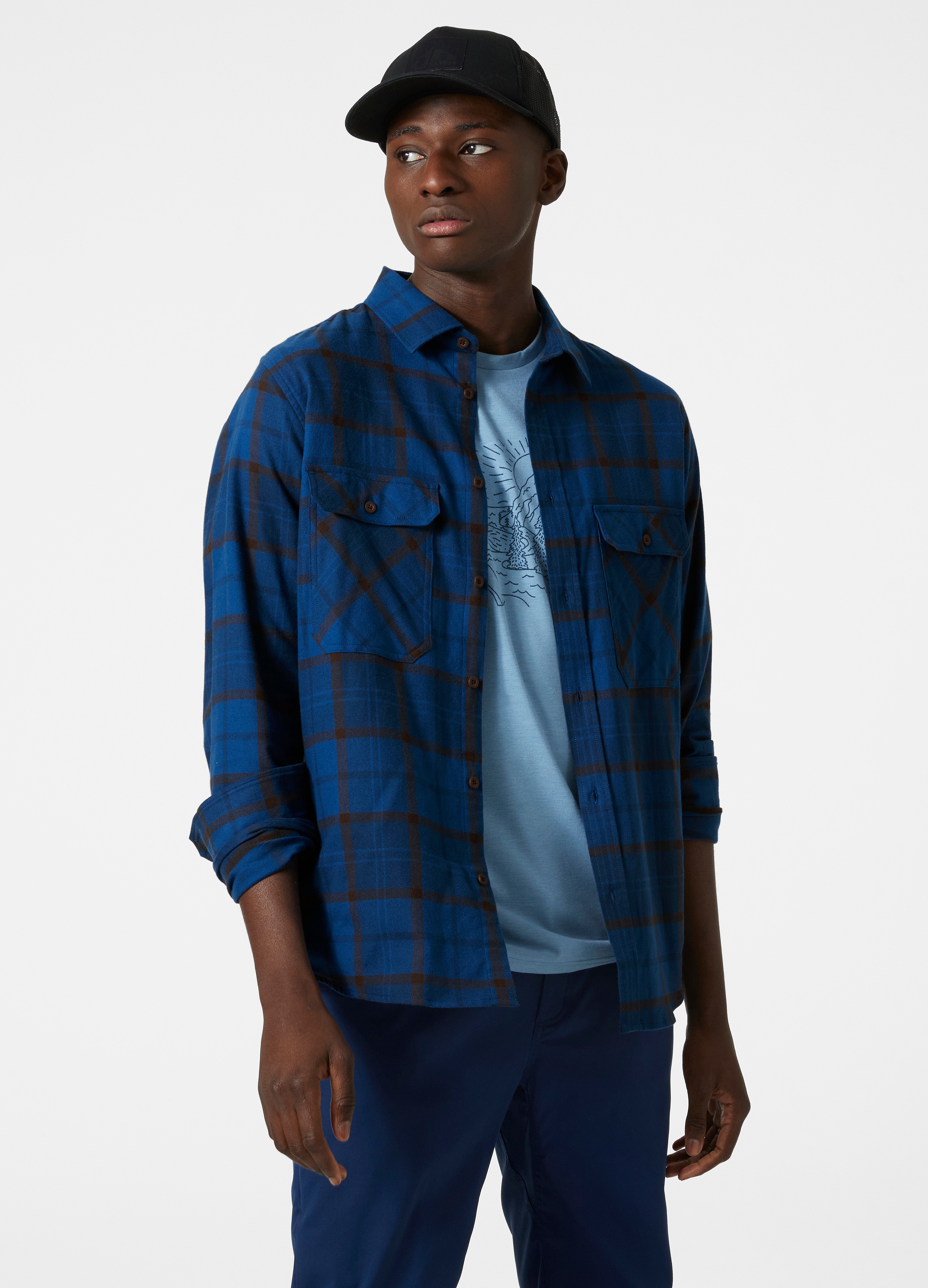 Helly Hansen Lokka Organic Flannel LS Shirt, Herre