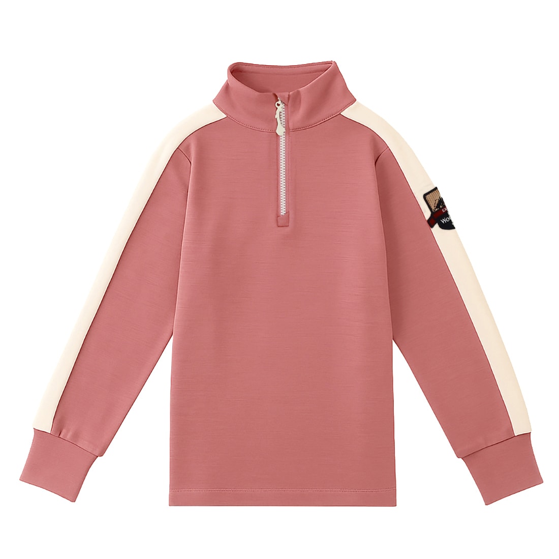 WoolLand Ål Half-Zip Genser, Barn 