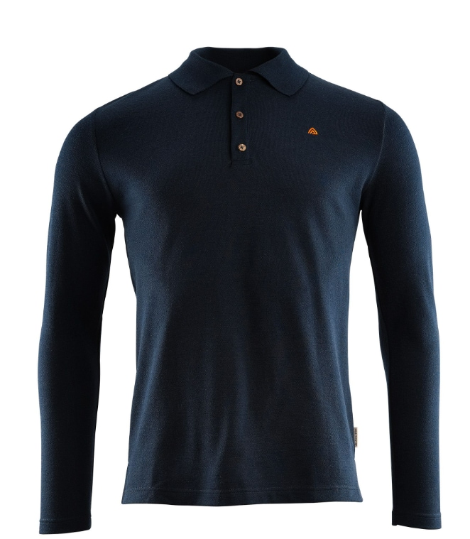 Aclima LeisureWool Pique shirt, Long Sleeve Mann