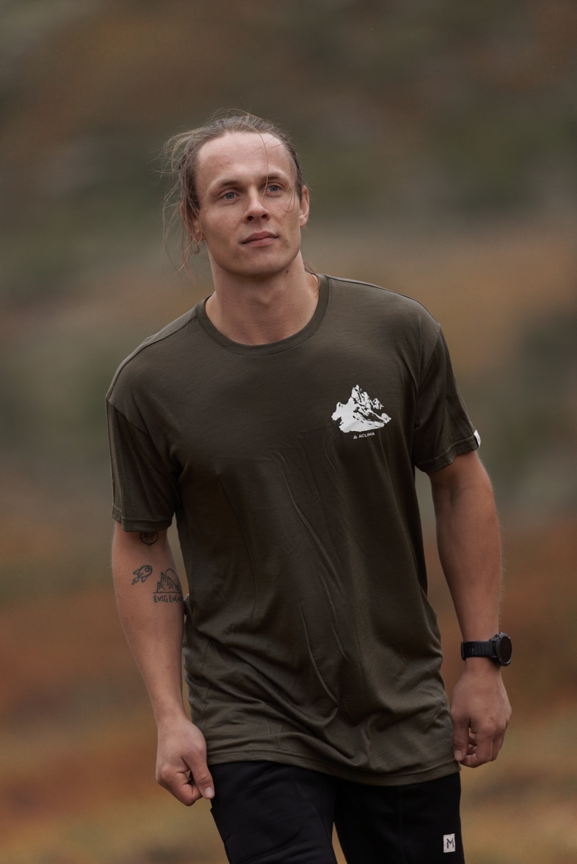 Aclima LightWool 140 Classic Tee Mountain, Mann