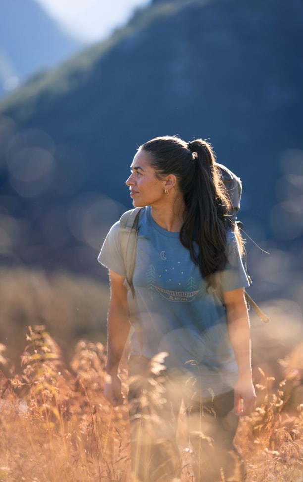 Aclima LightWool 140 Classic Tee Forest Dame