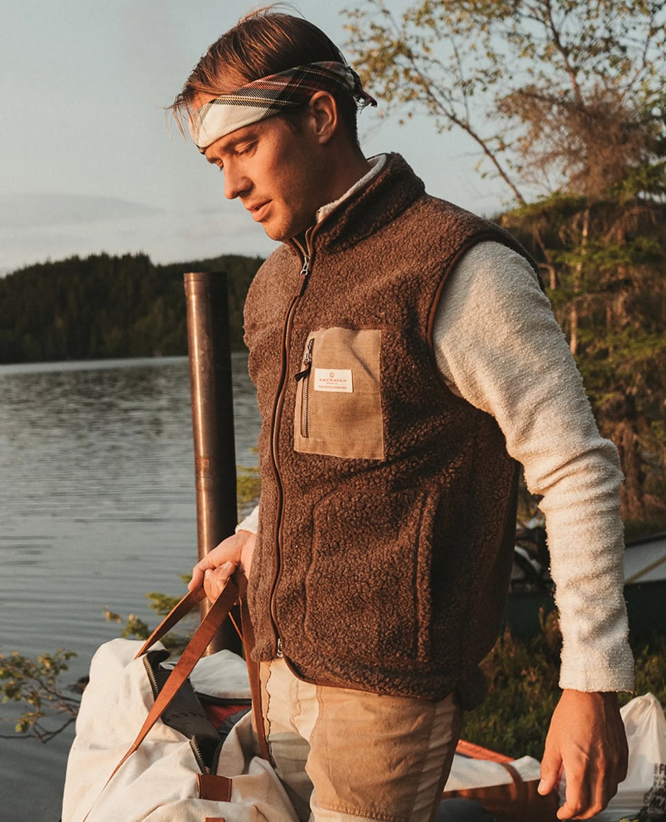 Amundsen Sports Heroes Wool Fleece Vest, Herre
