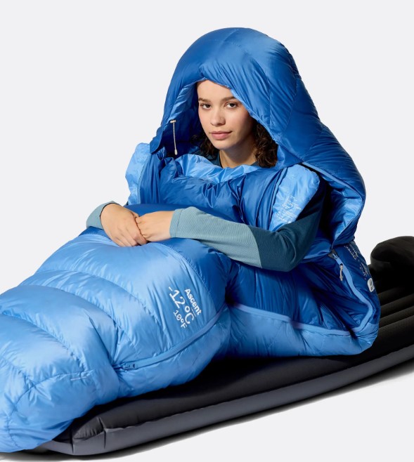 RAB Ascent -12°C, dunsovepose til dame