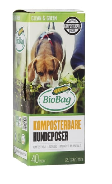 Hundeposer biobag 40 poser