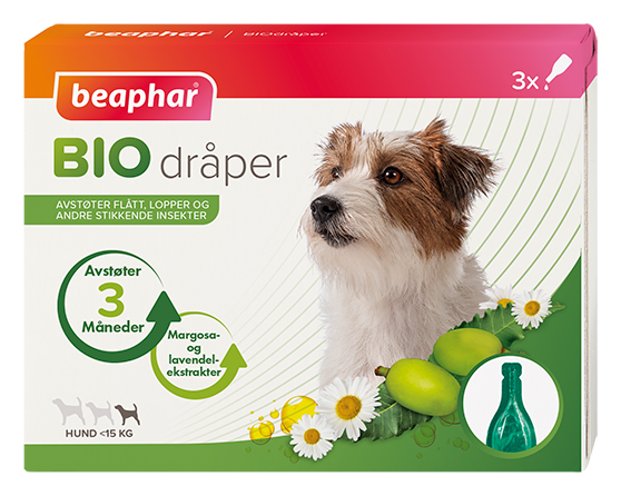 Beaphar Biodråper Spot-On Flått avstøter Liten Hund