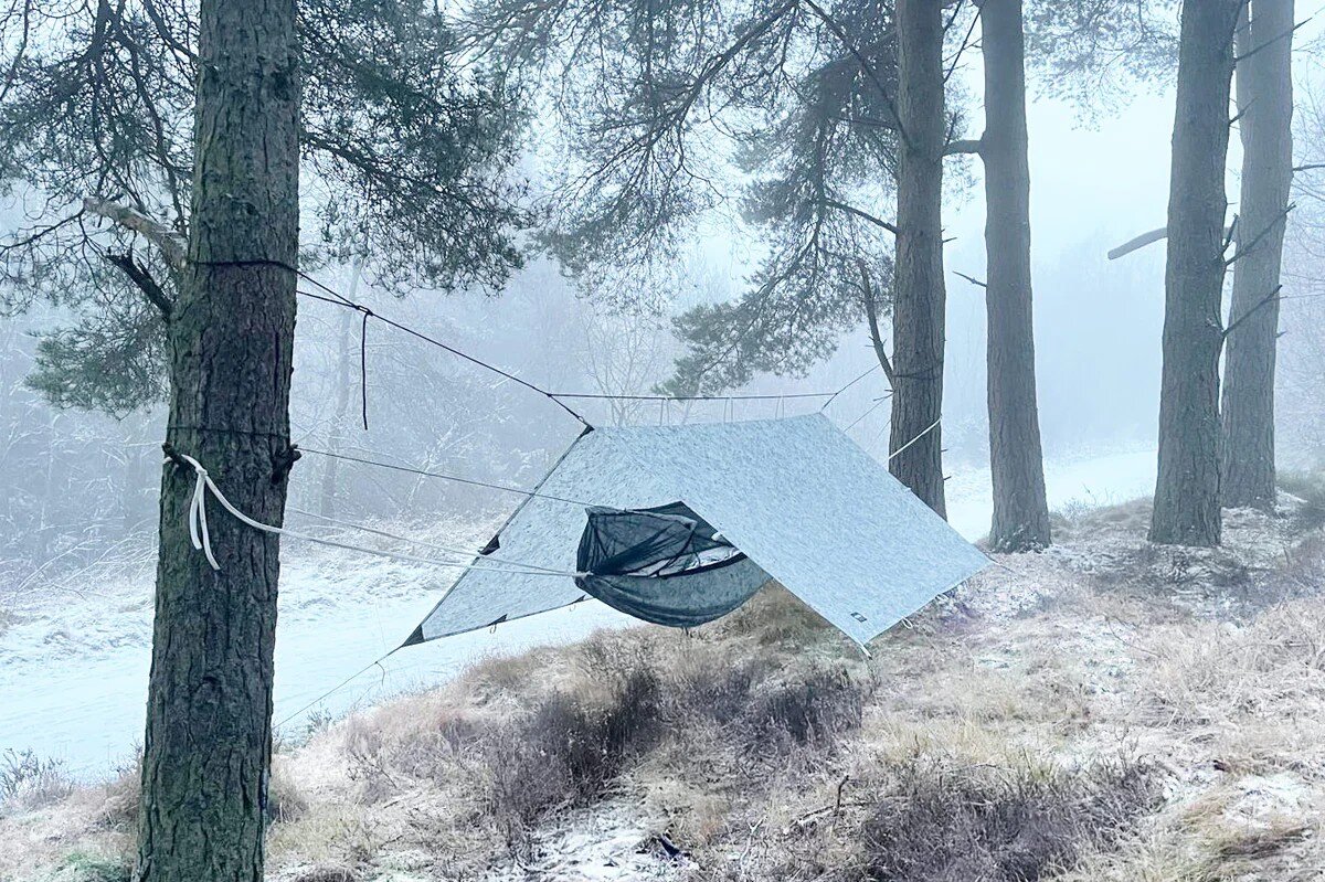 DD Hammocks Tarp 3 x 3m Winter Camo