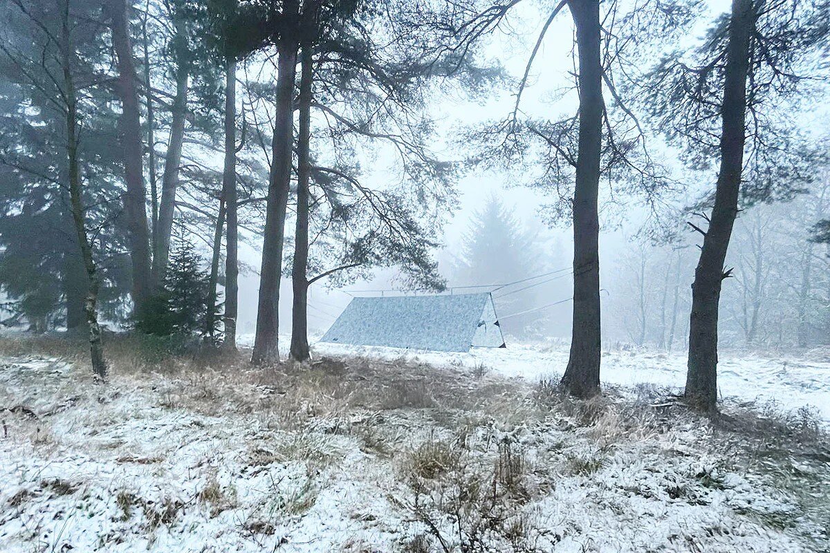 DD Hammocks Tarp 4 x 4 m Winter Camo