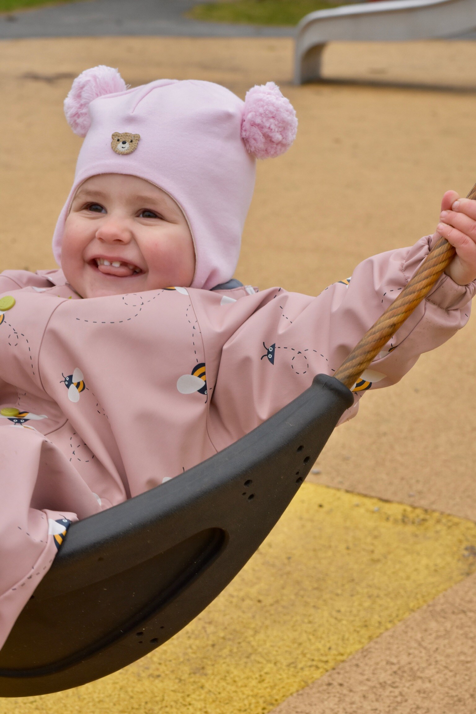 Kivat Knytelue bomull med bamse