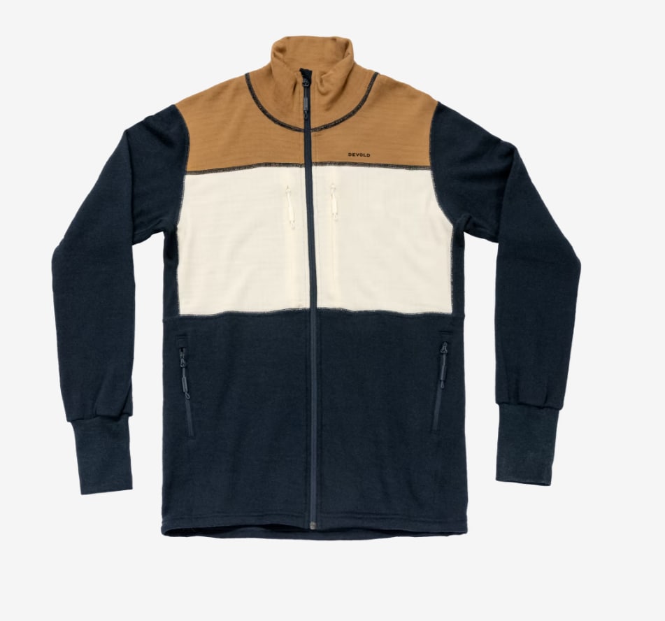 Devold Egga Grid Merino Jacket, Herre