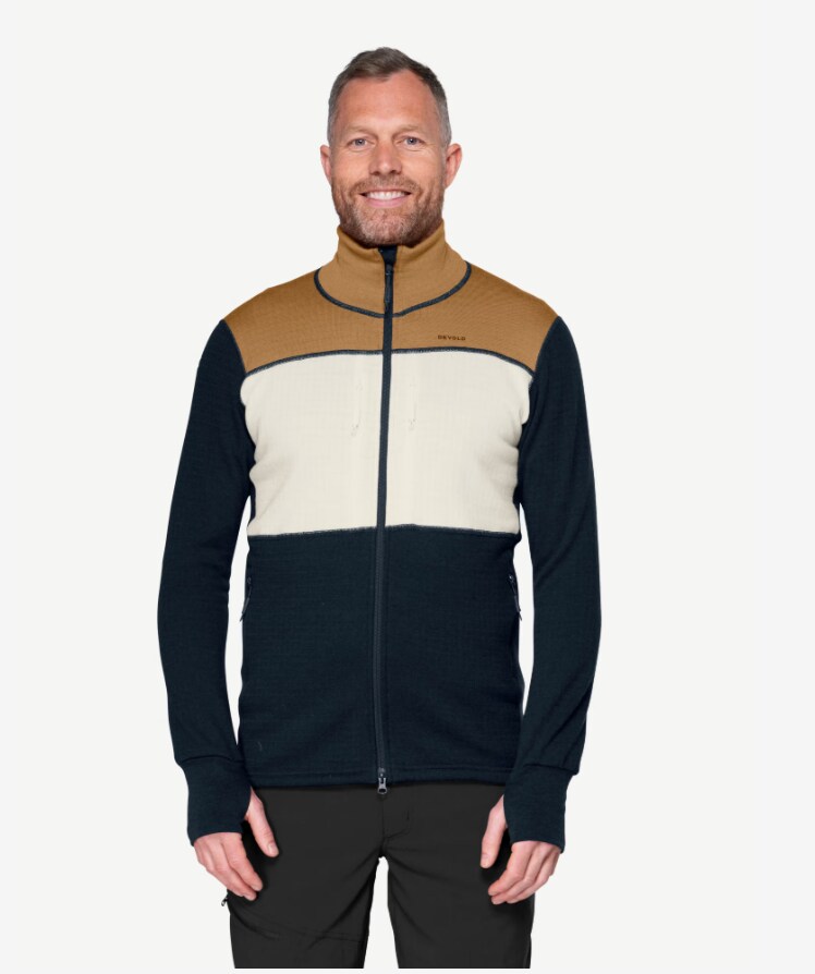 Devold Egga Grid Merino Jacket, Herre