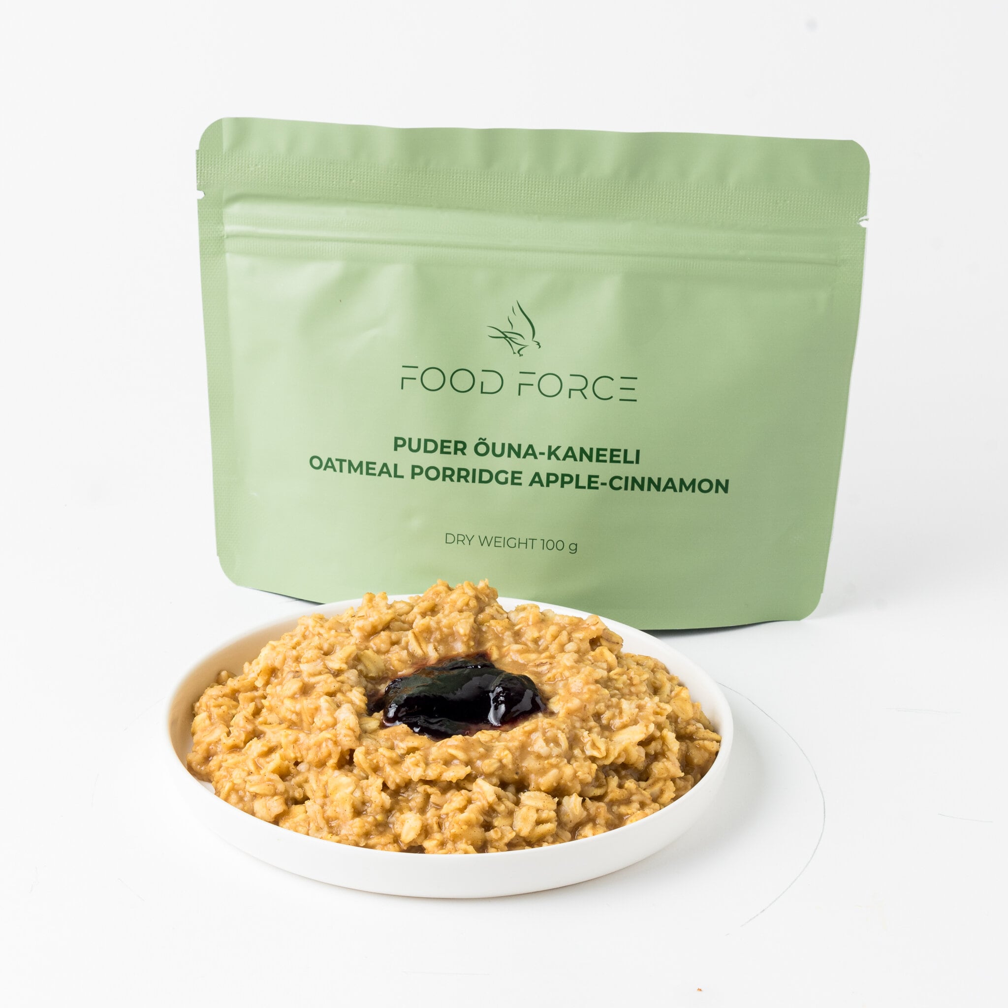 Food Force Oatmeal porridge apple-cinnamon, Turfrokost