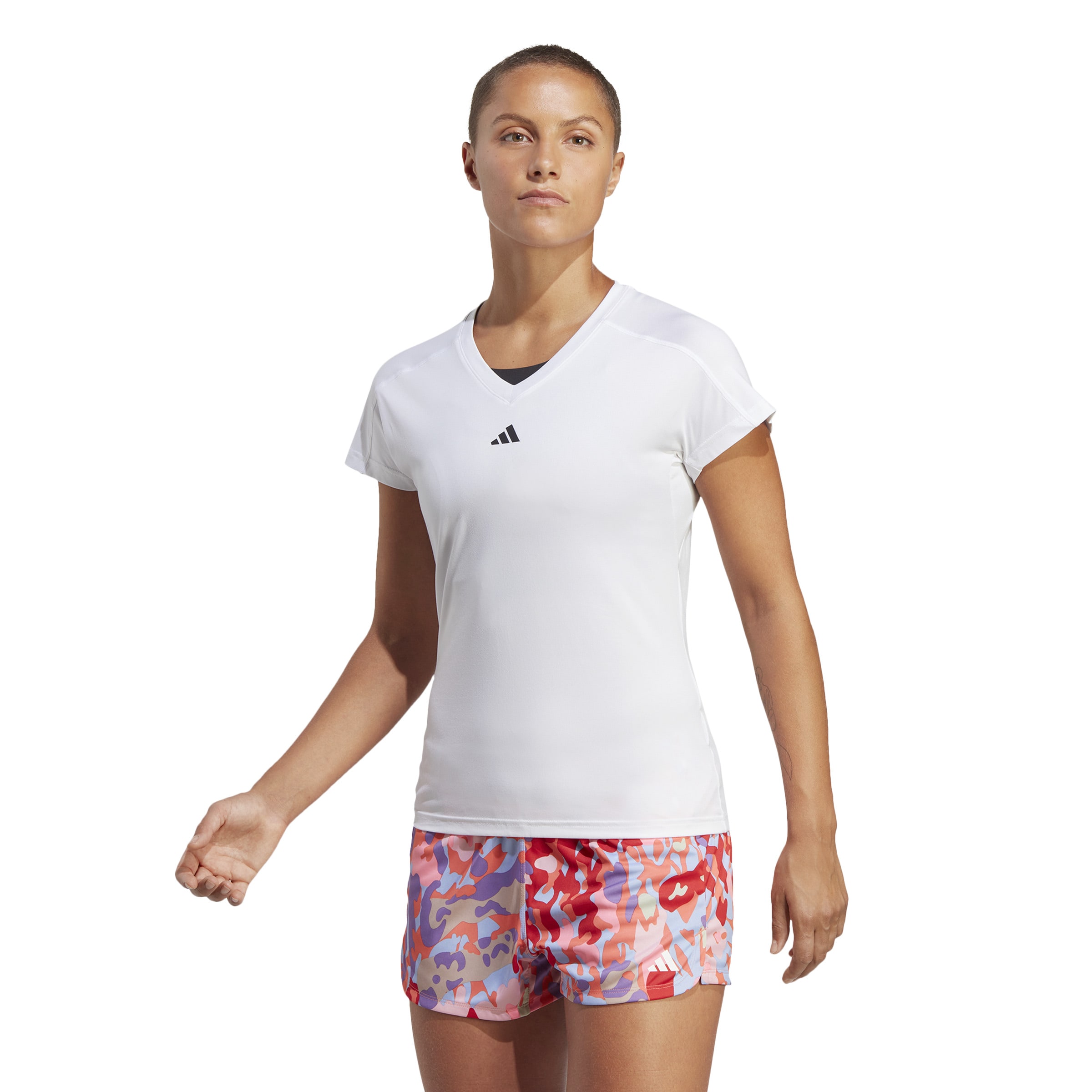 Adidas TR-ES V-neck T-shirt, dame