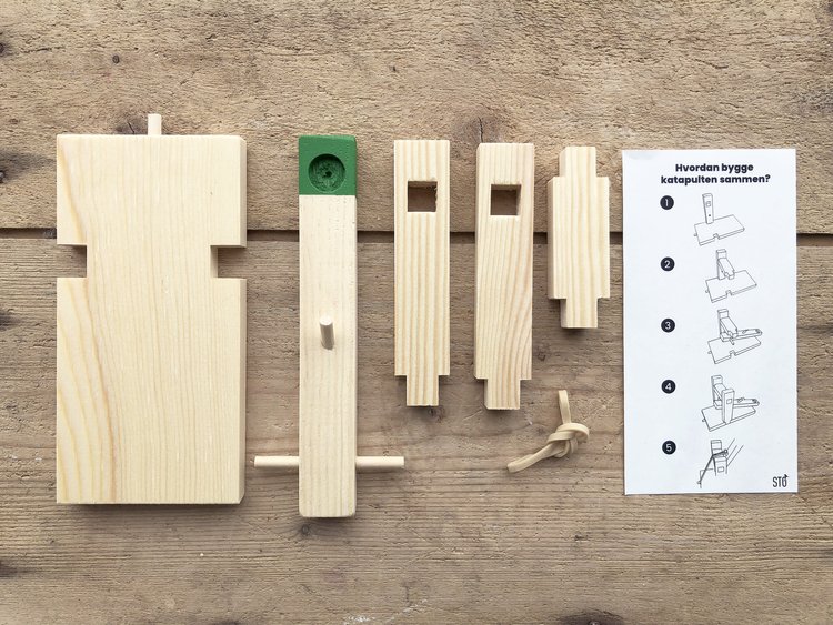 STØ Katapult byggesett i heltre