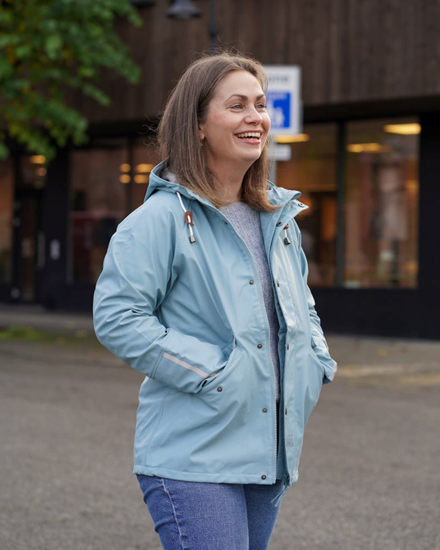 Kattnakken Klassisk Regnjakke Kort, Unisex