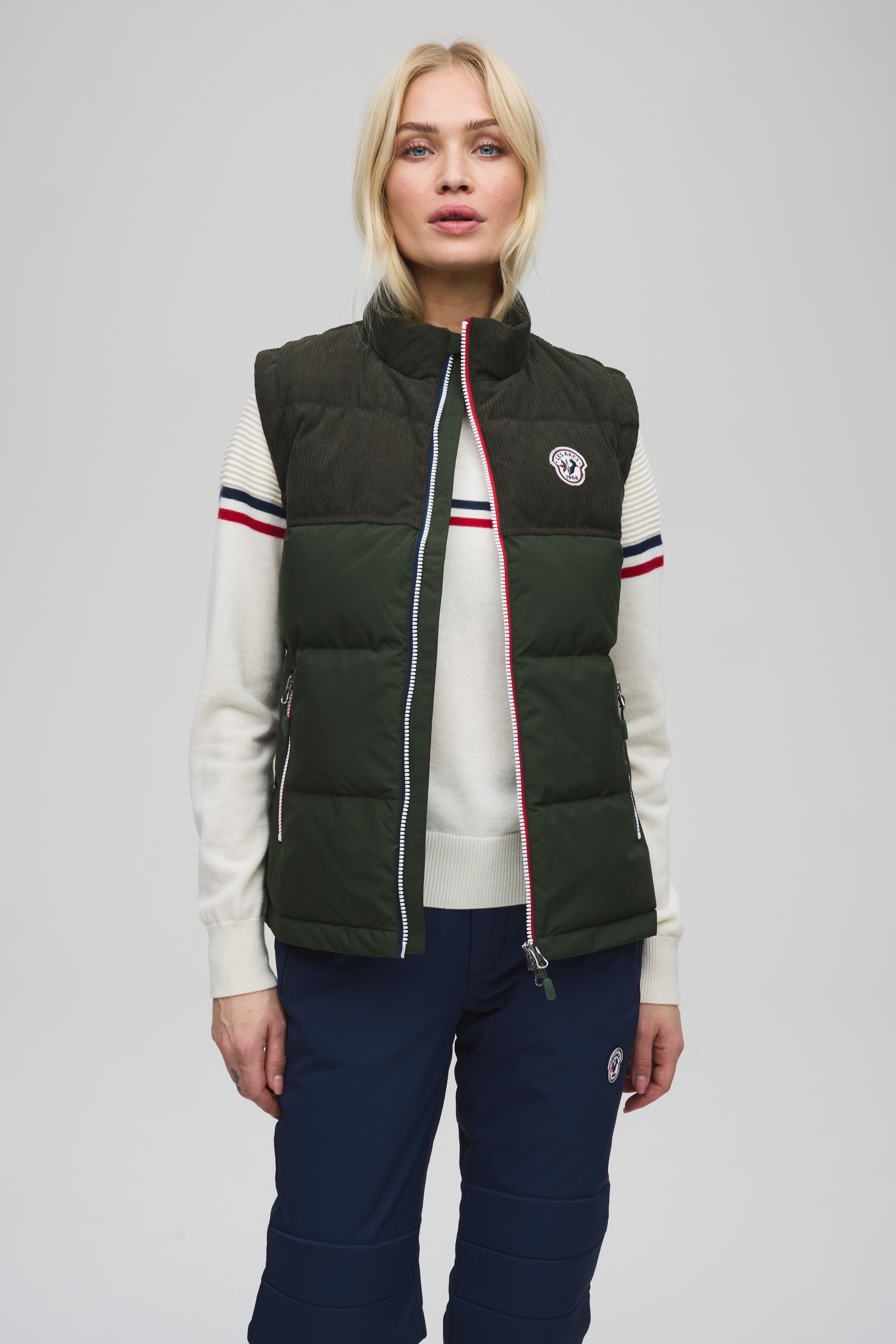 Les Arcs Adele Cord Vest, Dame 