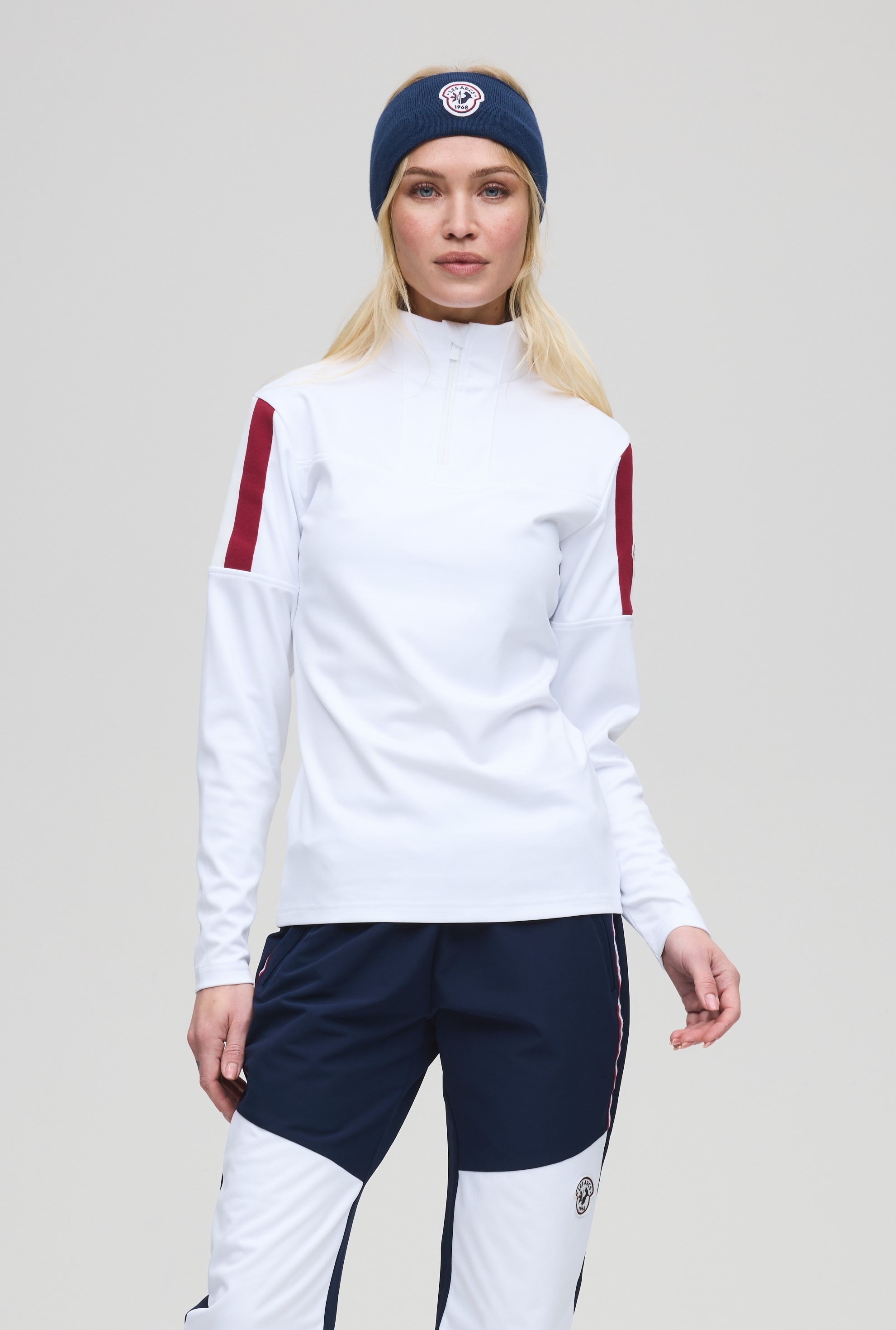 Les Arcs Rosalie Zip Neck, Dame
