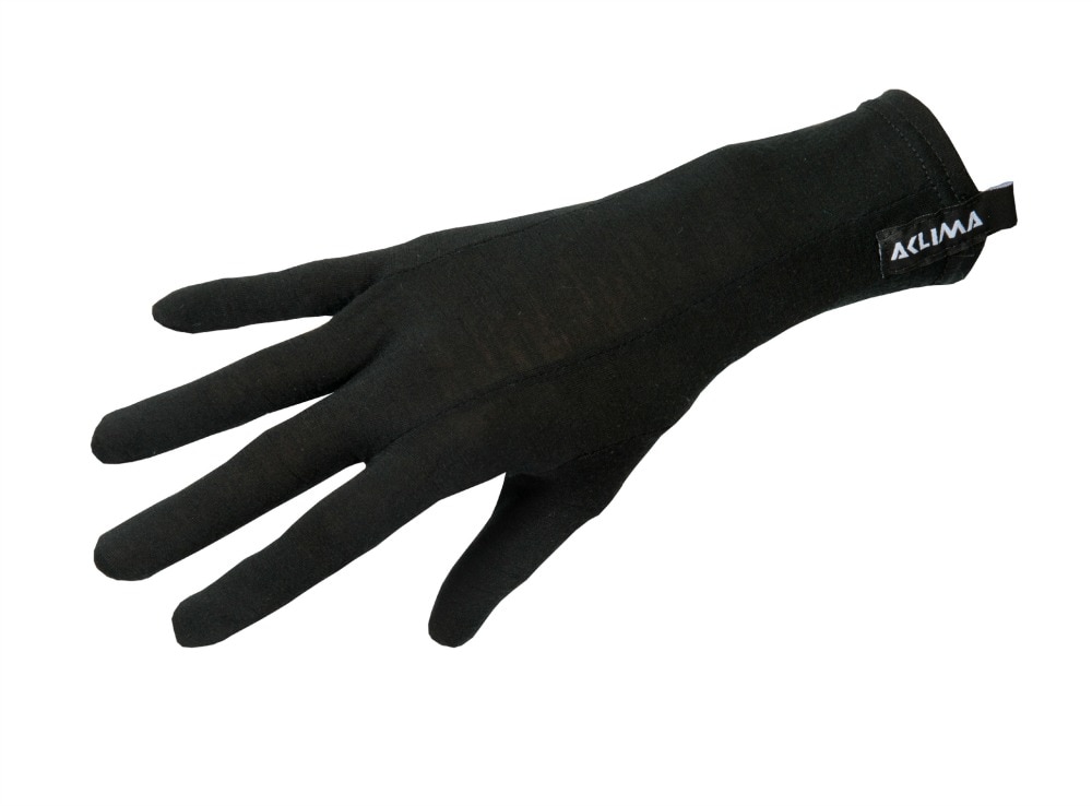 Aclima LW Liner Gloves, Black
