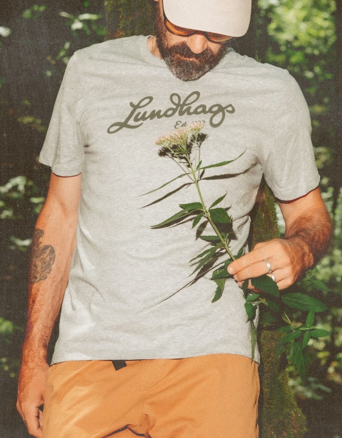 Lundhags Järpen Logo T-Skjorte, Herre