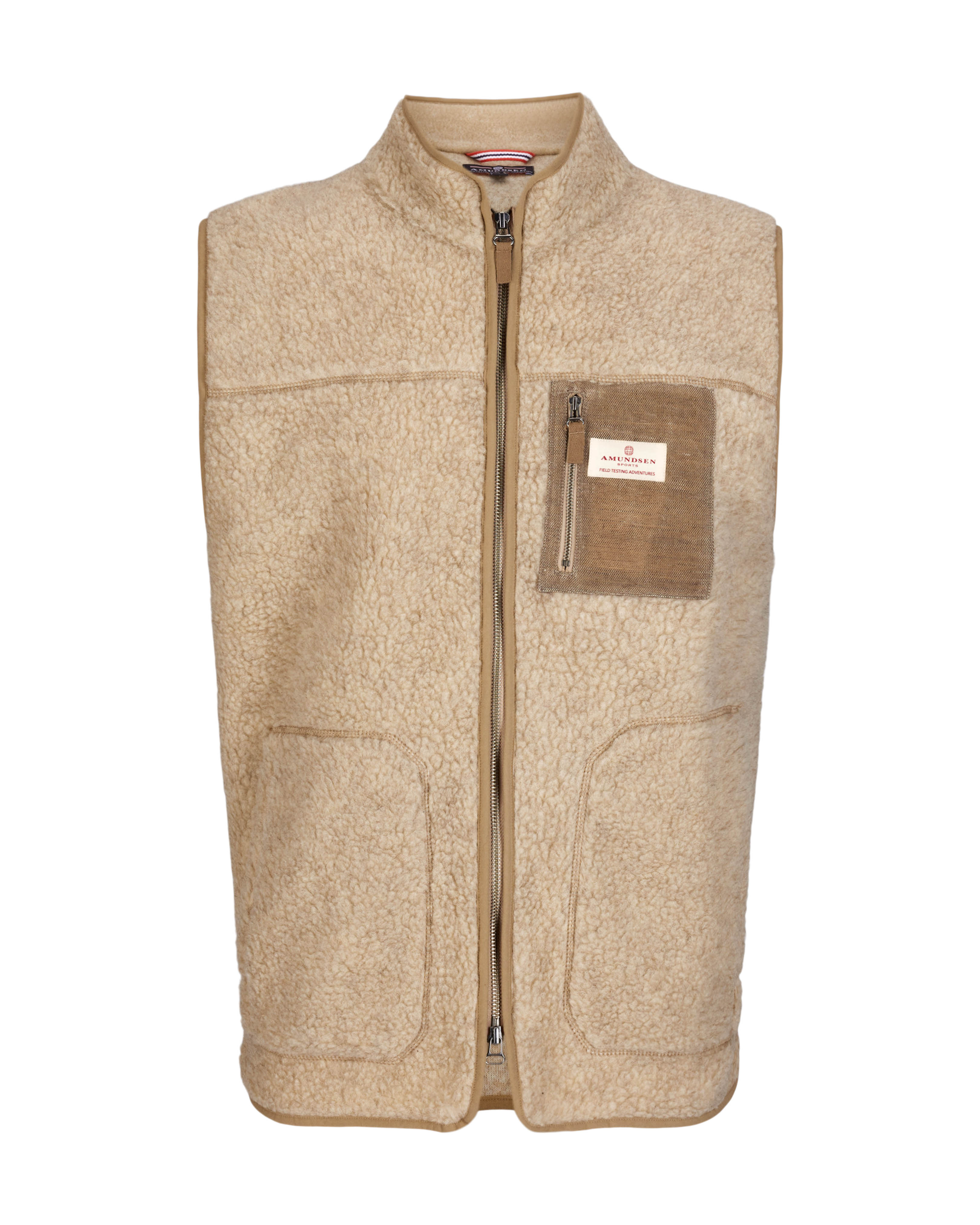 Amundsen Sports Heroes Wool Fleece Vest, Herre
