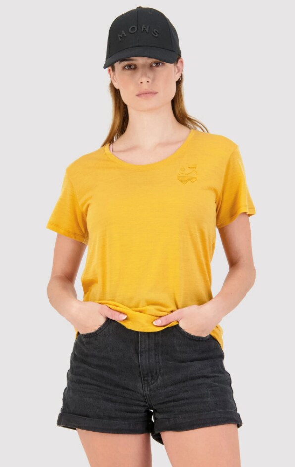 Mons Royale Zephyr Merino Cool T-skjorte, dame