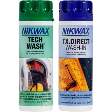 Nikwax 2pk TX Direct og Tech Wash 