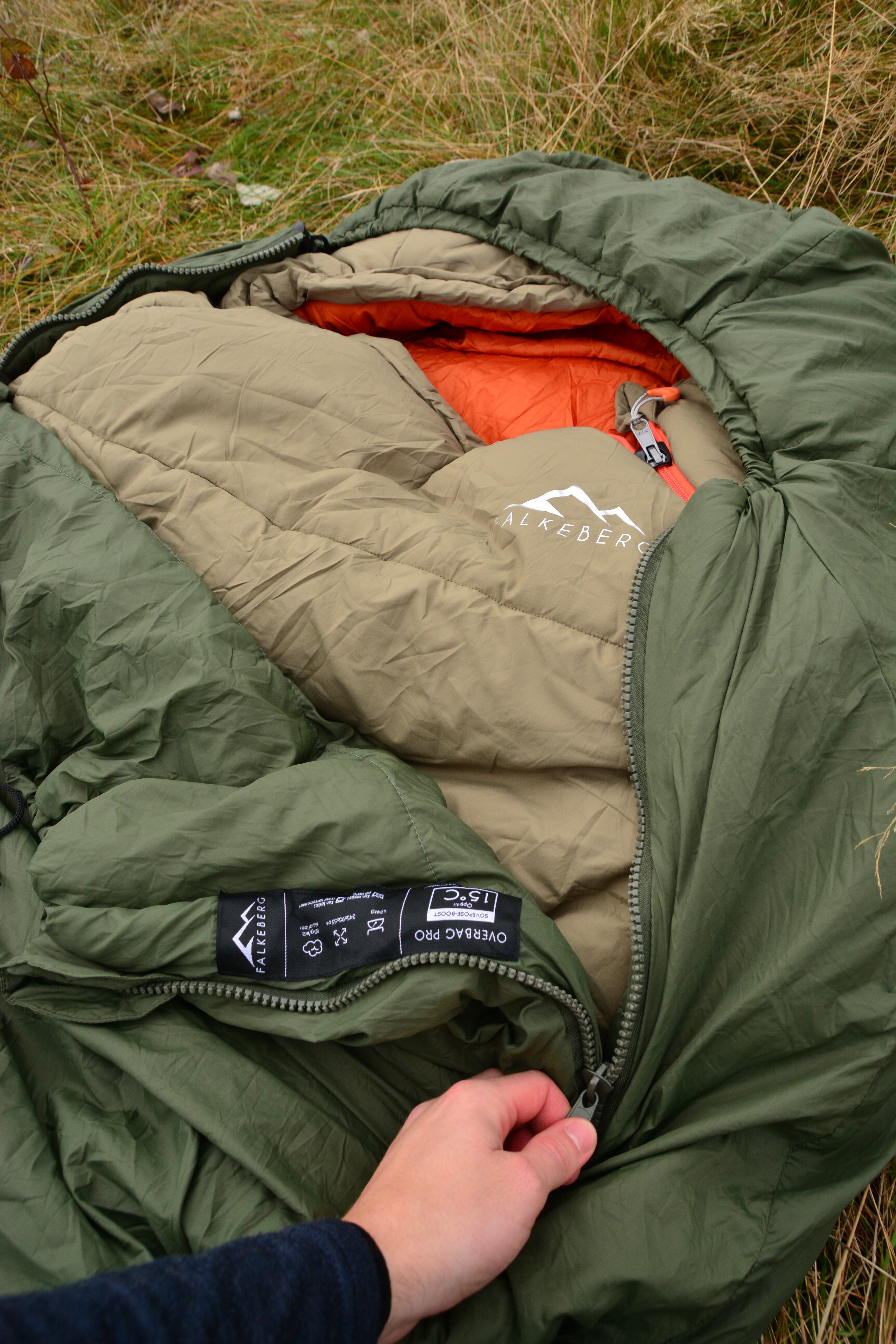 Falkeberg Overbag Pro, overtrekkspose
