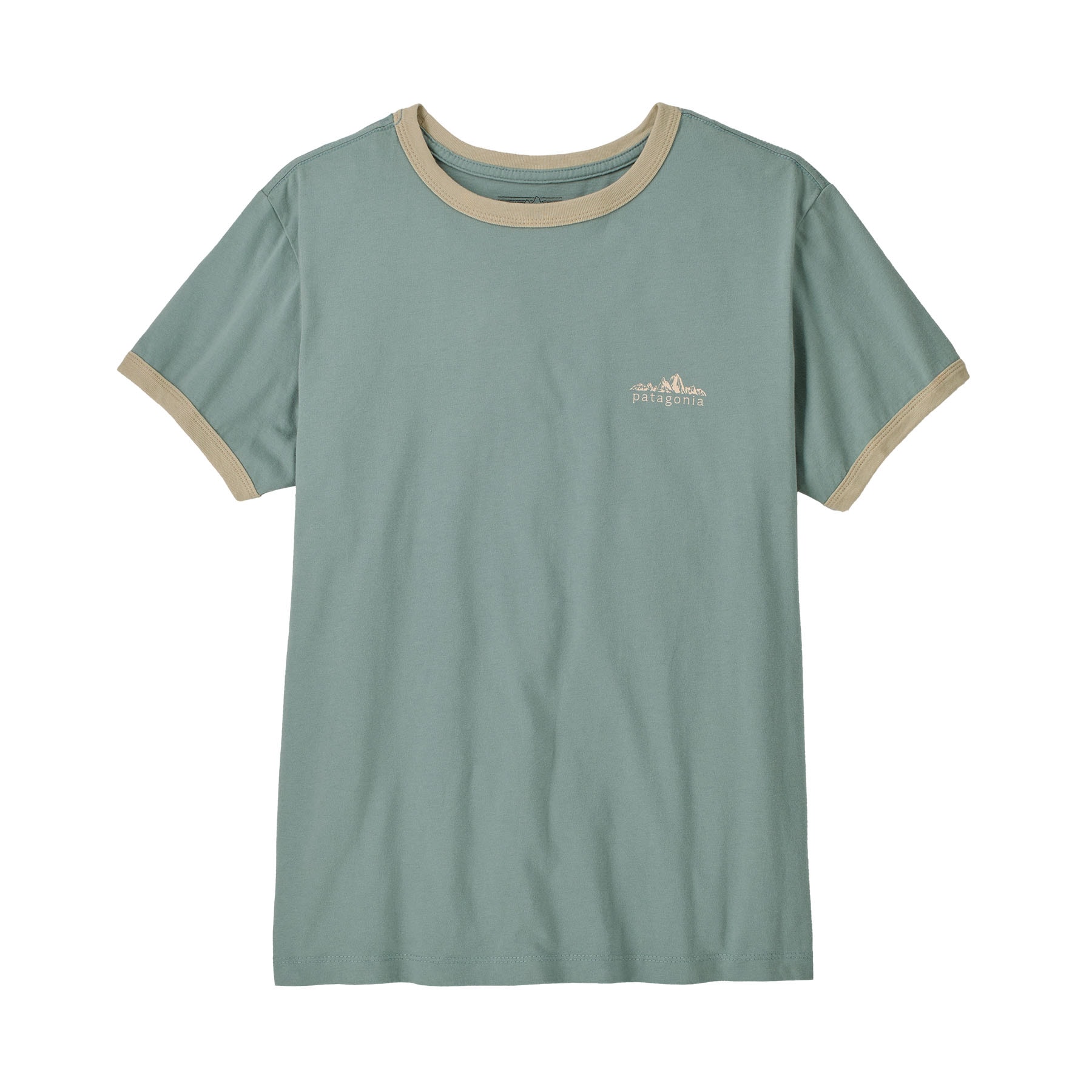 Patagonia Fitz Roy Foothills Ringer Tee Dame