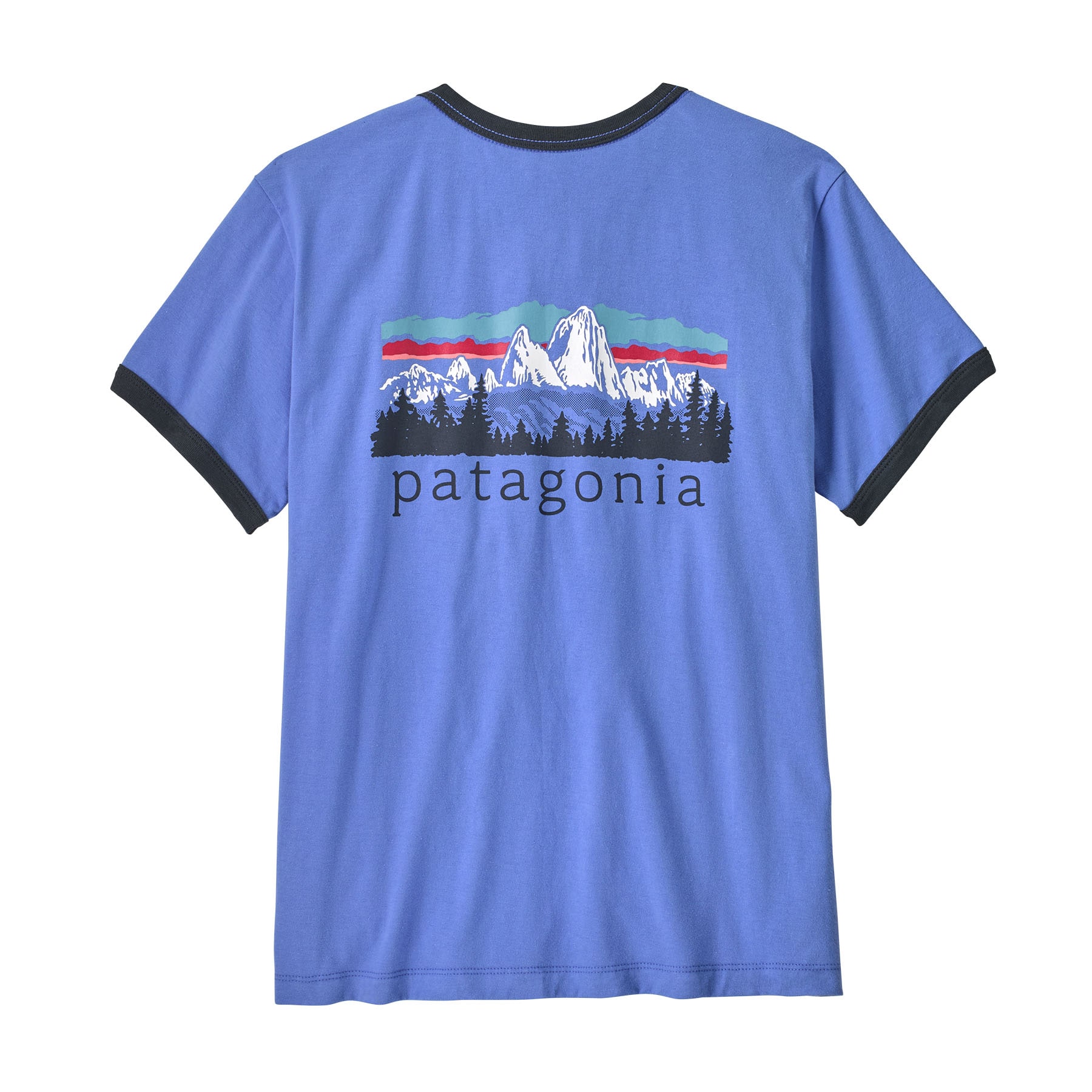 Patagonia Fitz Roy Foothills Ringer Tee Dame