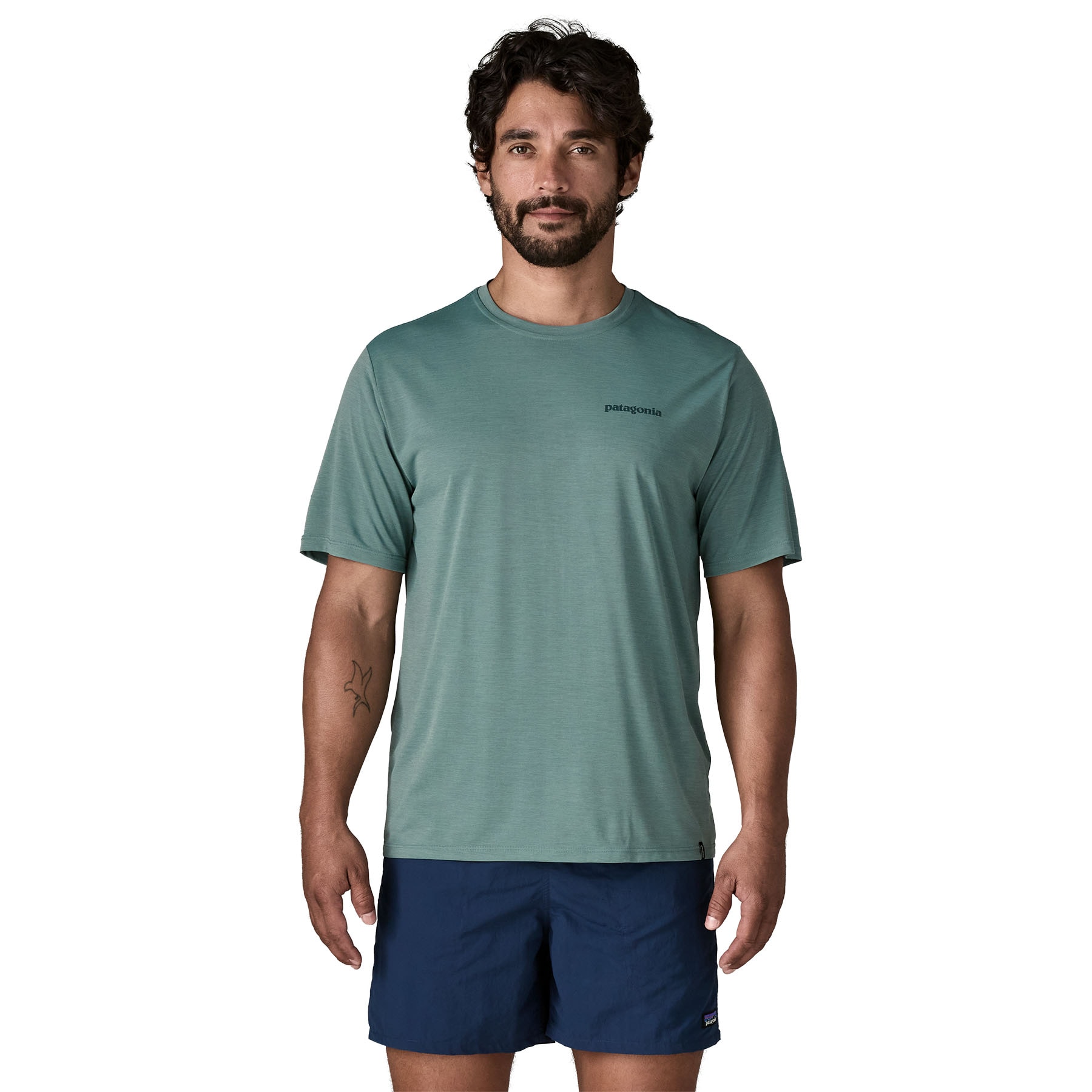 Patagonia Cap Cool Daily Shirt - Boardshort Logo, Herre