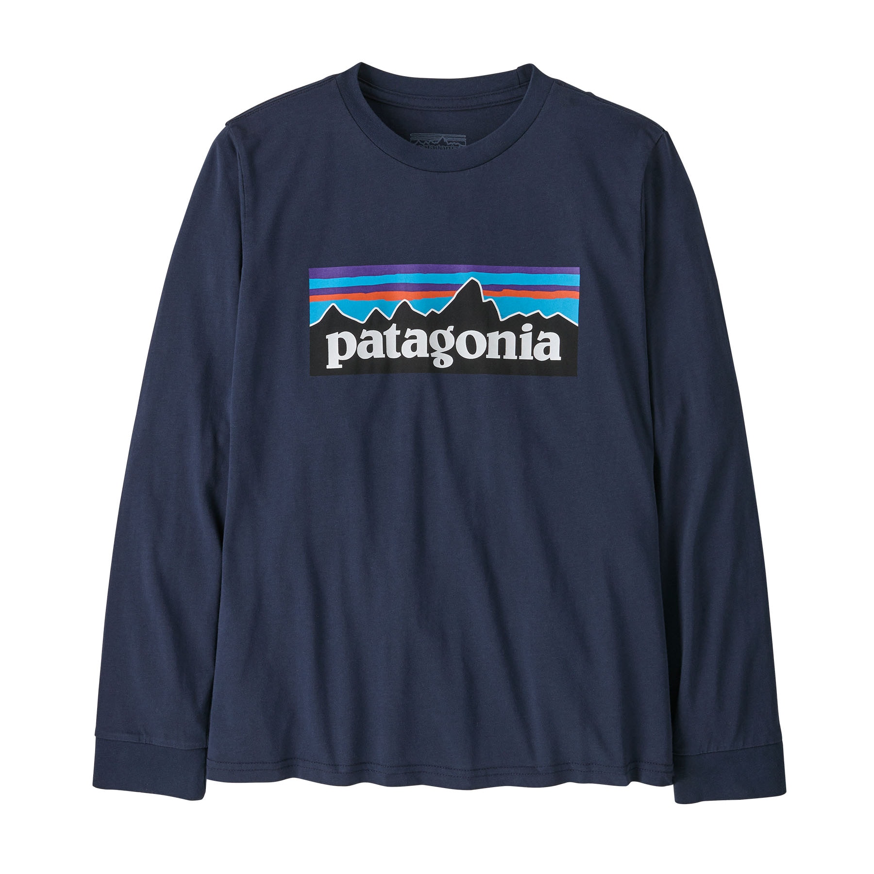 Patagonia Kids L/S P-6 Logo T-shirt
