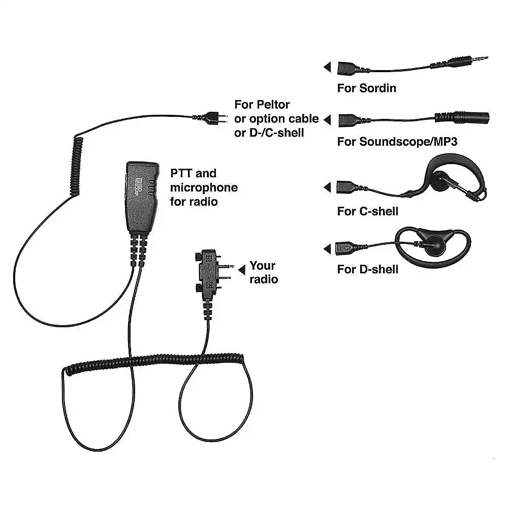 Icom ProEquip PRO-U800LA Headset