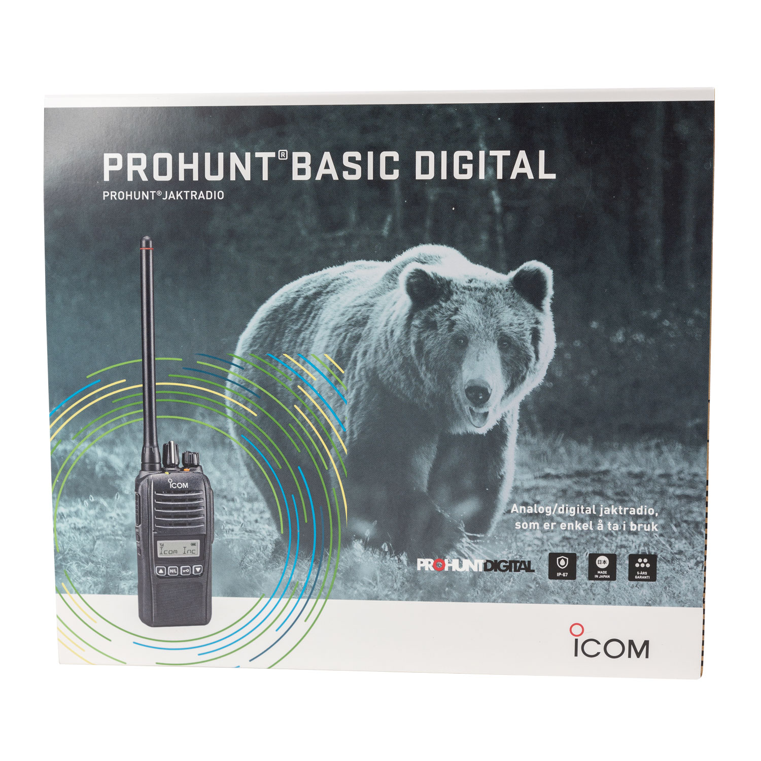 Icom ProHunt Basic Digital Jaktradio Pakke 