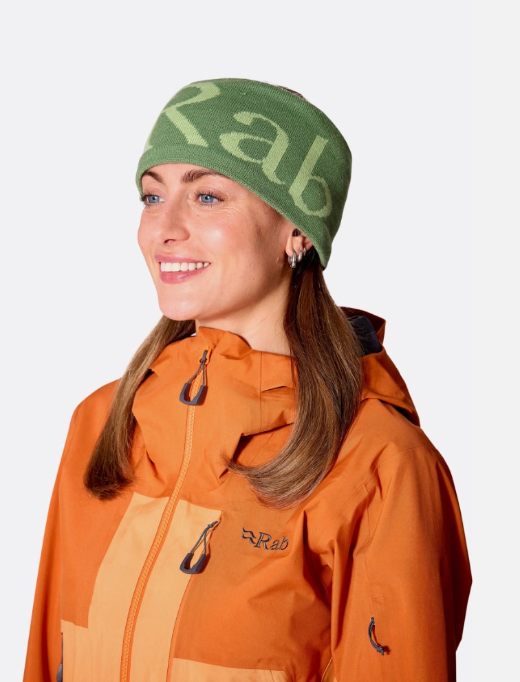 RAB Knitted logo Headband